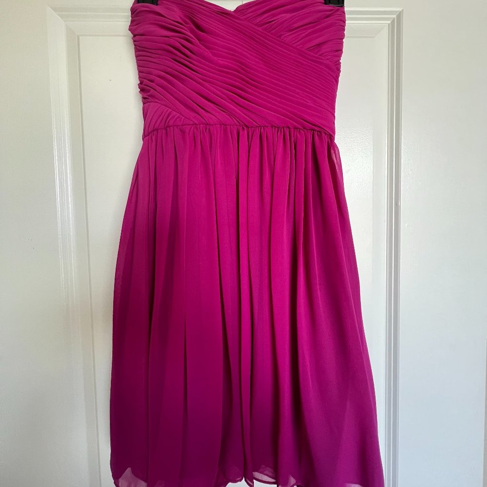 Jill Jill Stuart Pink Strapless Mini Dress